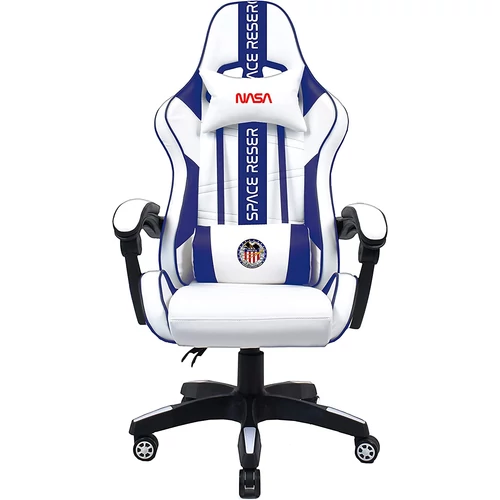 NASA Atlantis Gamer forgószék kék fehér