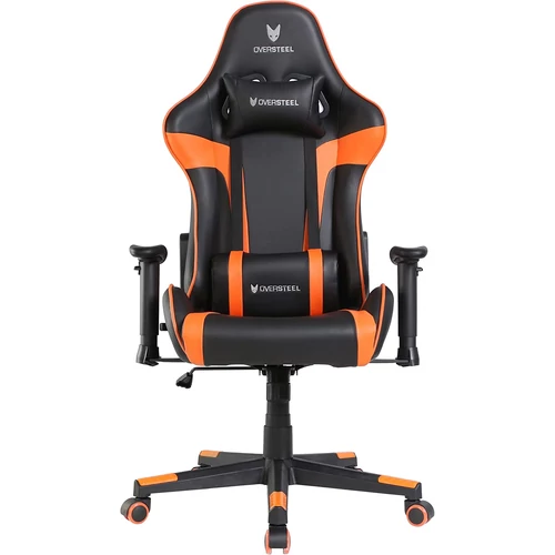 Oversteel - ULTIMET Professional Fekete Narancssárga Gamer Forgószék 